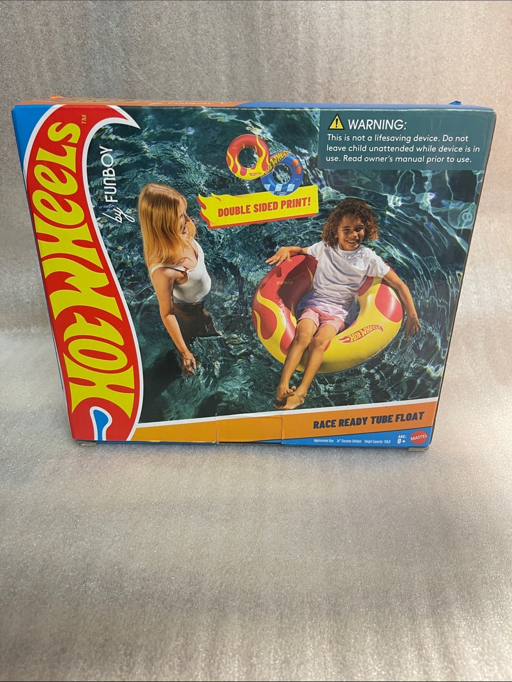 Hot Wheels Race Tube Float - Yellow & Red 34”.